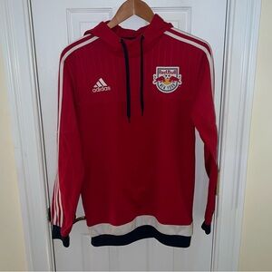 NY Redbull Adidas Hoodie Size Medium Redbulls